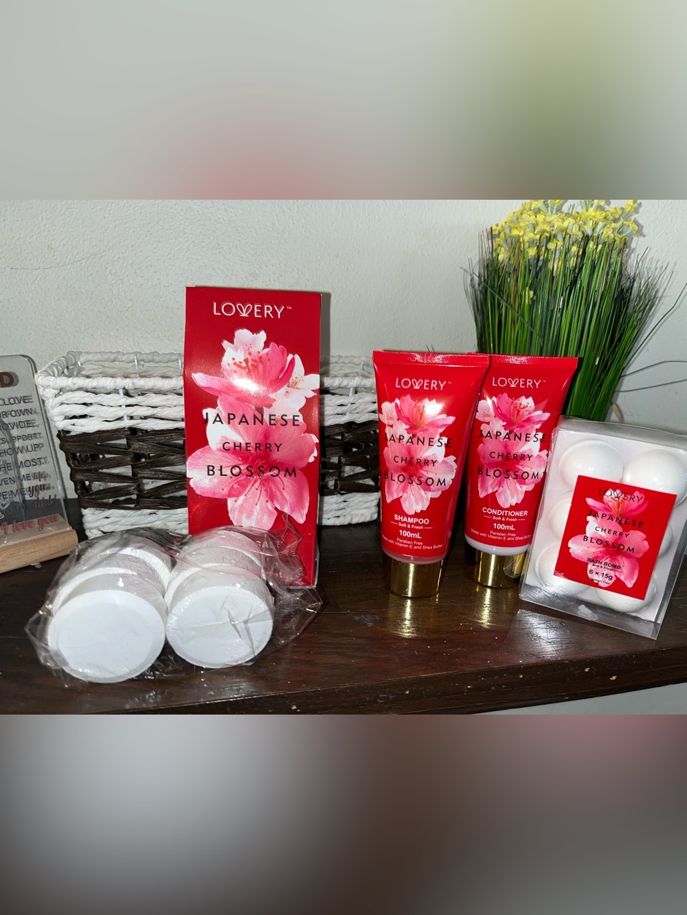 Love Japanese Cherry Blossom 6 pc set New